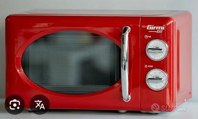 Microonde vintage rosso Girmi – pari al nuovo