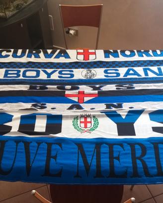 blocco sciarpe ultras Inter 