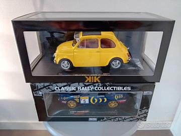 FIAT 500 1/12 SUBARU IMPREZA 1/18