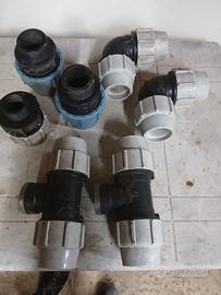 raccordi a stringere per polipropilene 