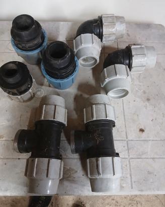 raccordi a stringere per polipropilene 