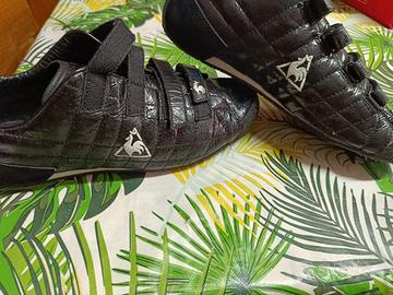 Le Coq Sportif Escrime sneaker nere vintage 40 Abbigliamento e Accessori In vendita a Barletta Andria Trani