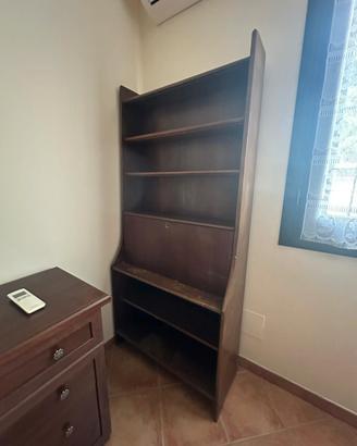 Scrittoio / libreria salvaspazio richiudibile