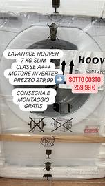 lavatrice 7 kg hoover classe a+++