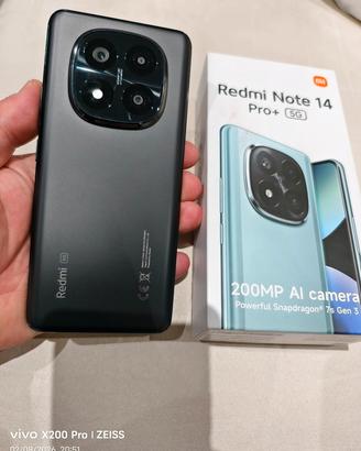 REDMI NOTE 14 PRO PLUS 5G 256 GB BLACK PERFETTO 
