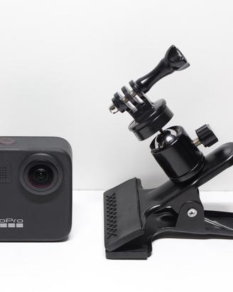 Action Cam GoPro MAX 360 Black 6K + Supporto Pinza