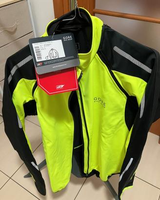 Gore Bike Wear giubbotto ciclismo windstopper fluo