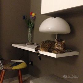 Mansola sospesa bianco lucido