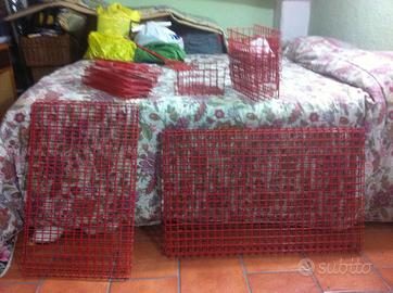 Pannelli grigliati in metallo plastificato