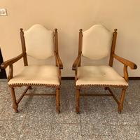 Coppia di poltroncine/sedie