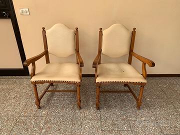 Coppia di poltroncine/sedie