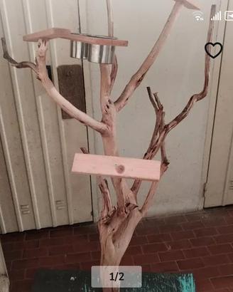 TRESPOLO I LEGNO PER PAPPAGALLO