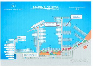 Posto barca 18 mt Marina di Genova aeroporto