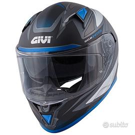 CASCO INTEGRALE MOTO GIVI 50.6 FOLLOW BLU OPACO