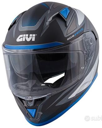 CASCO INTEGRALE MOTO GIVI 50.6 FOLLOW BLU OPACO