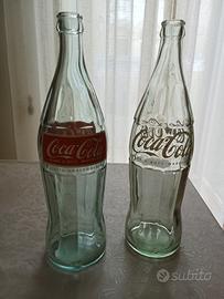 2 bottiglie vintage Coca Cola