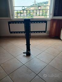 SUPPORTO  TV  MOTORIZZATO DA  SOFFITTO E PAVIMENTO
