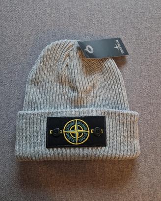 berretto stone island grigio taglia unica 