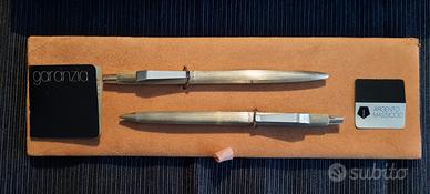 Penna a sfera e Portamine Norex in argento massicc