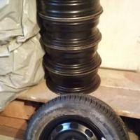 Cerchi lamiera VW golf 4 a 5 fori+ruota di scorta