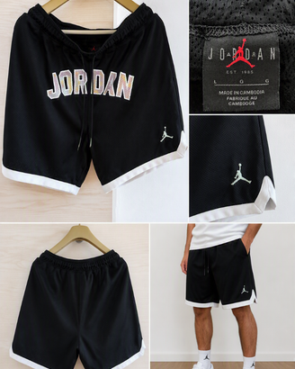 Short Jordan originali neri mesh taglia L | Nuovi