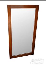 specchio in legno 