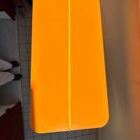 Tavolo moderno arancione/grigio 150x75 robusto