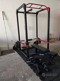 Home Gym Completa – Rack  900, Panca Lacertosus