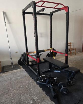 Home Gym Completa – Rack  900, Panca Lacertosus