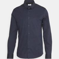 Camicia Calvin Klein Nuovo fitted stretch blu Tg38