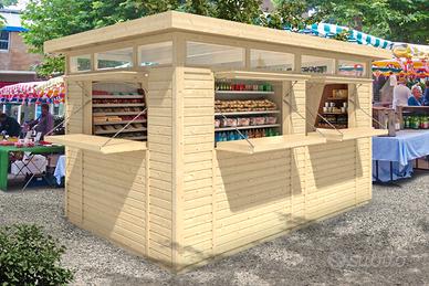 Chiosco in legno 3.94x2.40m