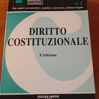 Libro di DIRITTO COSTITUZIONALE ESPLICATO - Simone