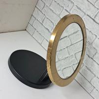 specchio  da tavolo in ottone 