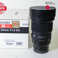 Sigma 20 F1.4 DG Art (Sony)
