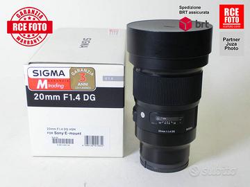 Sigma 20 F1.4 DG Art (Sony)