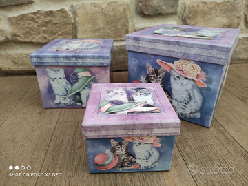 Portagioie scatola gatti