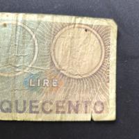 500 lire di carta 14/2/1974-2/4/1979