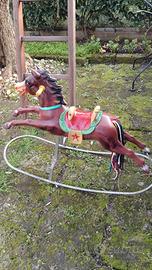Cavallo a dondolo vintage Canova