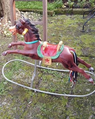 Cavallo a dondolo vintage Canova