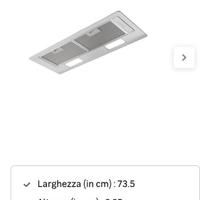 Cappa aspirante da cucina