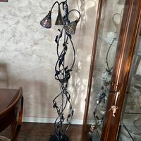 Piantana ferro e vetro mosaico