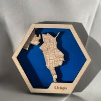 Mappa Multistrato in Legno - 10cm