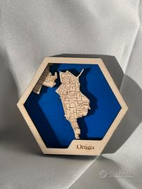 Mappa Multistrato in Legno - 10cm