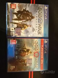 God of war e God of war ragnarok per PS 4