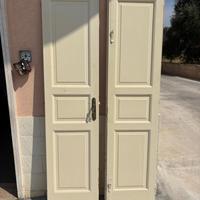 Porte bianche con bugna