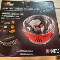 Barbecue a carbonella con ventilazione attiva
