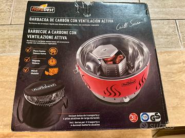 Barbecue a carbonella con ventilazione attiva