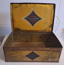 Scatola in latta antica Perugina