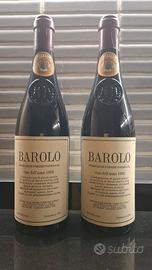 2 bottiglie Vino Barolo Riserva 1962