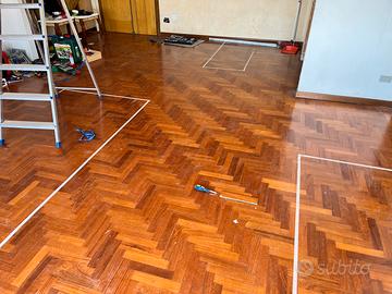 Parquet teak massello